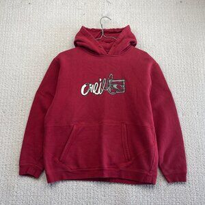 Vintage Y2K O’neill Hoodie Mens Small Center Spellout Skate Surf Graphic Print